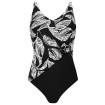 Lanzarote - Maillot de bain nageur - Noir / Blanc - Amoena
