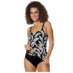Lanzarote - Bas de bikini taille haute - Noir / Blanc - Amoena
