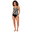 Lanzarote - Bas de bikini taille haute - Noir / Blanc - Amoena