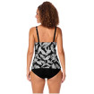 Lanzarote - Bas de bikini taille haute - Noir / Blanc - Amoena