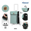 Scala Shopper Hente - Chariot de courses 2 roues - Menthe - 36 L - Andersen Shopper Manufaktur