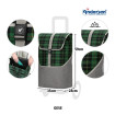 Scala Shopper Gese - Chariot de courses 2 roues - Vert - 46 L - Andersen Shopper Manufaktur