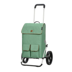 Royal Shopper Ipek Ma - Chariot de courses 2 roues - Sauge - 42 L - Andersen Shopper Manufaktur