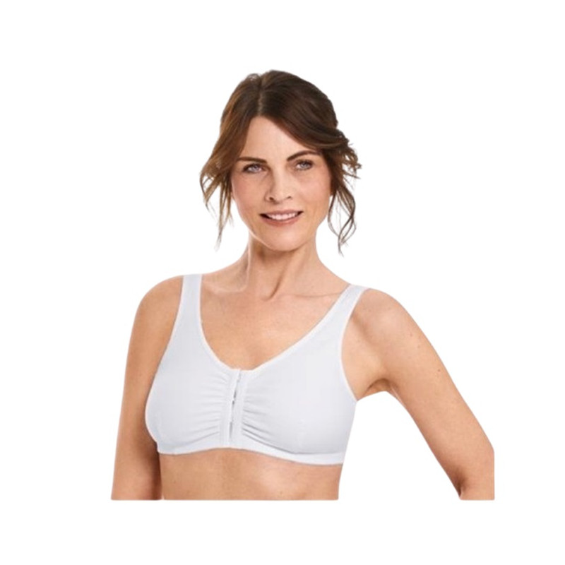 Frances - Soutien-gorge Sans armatures Ouverture devant - Blanc - Amoena