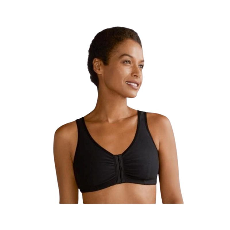 Frances - Soutien-gorge Sans armatures Ouverture devant - Noir - Amoena