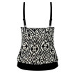 Salta - Haut de tankini - Noir / Blanc - Amoena