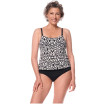 Salta - Haut de tankini - Noir / Blanc - Amoena