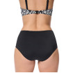 Salta - Bas de bikini - Noir / Blanc - Amoena