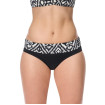 Salta - Bas de bikini - Noir / Blanc - Amoena