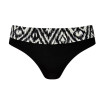 Salta - Bas de bikini - Noir / Blanc - Amoena
