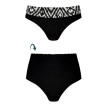 Salta - Bas de bikini - Noir / Blanc - Amoena