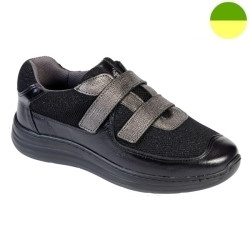 Sneaker à Scratch Noir / Argenté Femme CHUT AD 2490 C - ADOUR