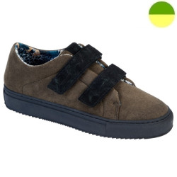 Sneaker à Grande Ouverture Kaki Femme CHUT BR 3524 - BRUMAN