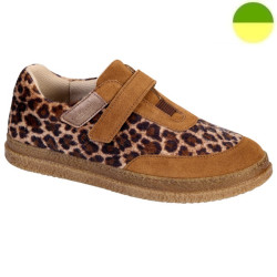 Sneaker à Grande Ouverture Marron Léopard Femme CHUT BR 3522 - BRUMAN