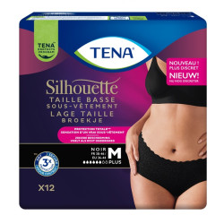 TENA Silhouette - Plus - Noir - Medium - Taille basse - TENA