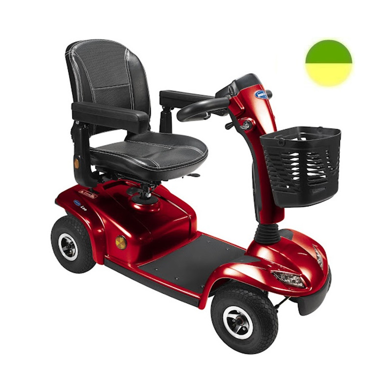 LEO - Scooter électrique (Classe B) - Rouge Rubis - 8 Km/h - INVACARE