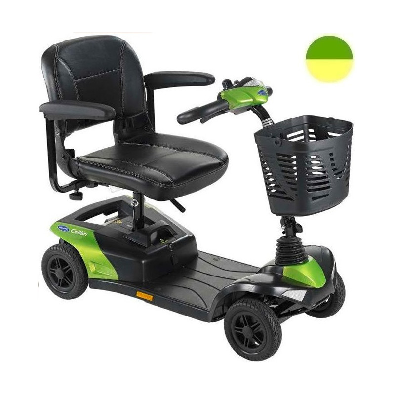 Colibri Outdoor - Scooter électrique (Classe B) avec kit éclairage - Vert Python - 8 Km/h - INVACARE