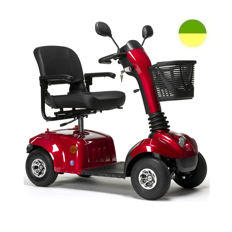 Eris - Scooter électrique (Classe B) - Rouge - 10 Km/h - VERMEIREN