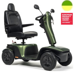 Kuarz - Scooter électrique (Classe C) - Vert Olive - 10 Km/h - VERMEIREN