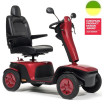 Kuarz - Scooter électrique (Classe C) - Rouge Bourgogne - 10 Km/h - VERMEIREN