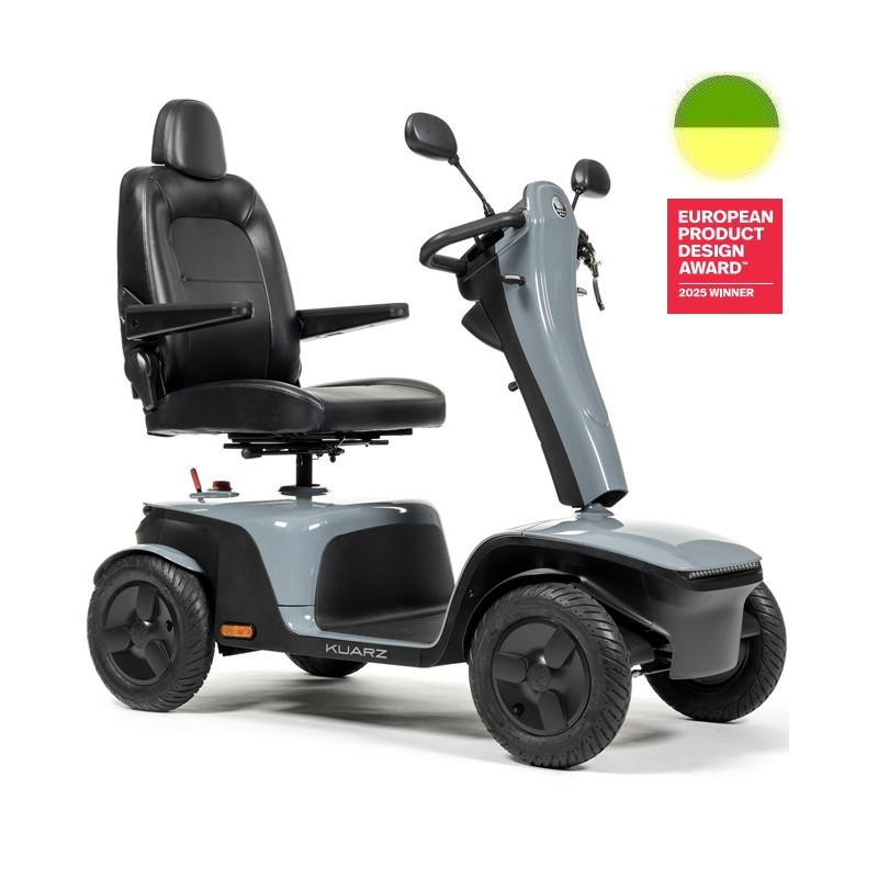 Kuarz - Scooter électrique (Classe C) - Gris Froid - 10 Km/h - VERMEIREN