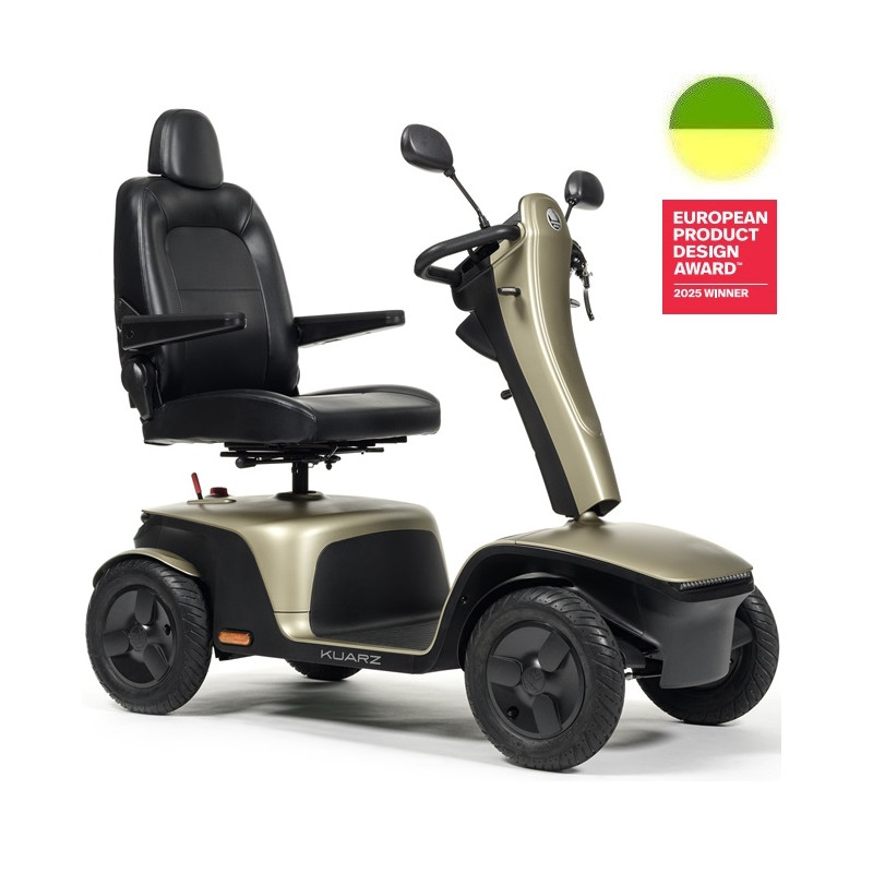 Kuarz - Scooter électrique (Classe C) - Or Mat - 10 Km/h - VERMEIREN
