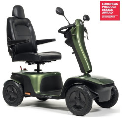 Kuarz - Scooter électrique (Classe C) - Vert Olive - 10 Km/h - VERMEIREN
