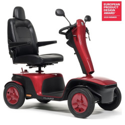 Kuarz XD - Scooter électrique (Classe C) - Rouge Bourgogne - 13 Km/h - VERMEIREN