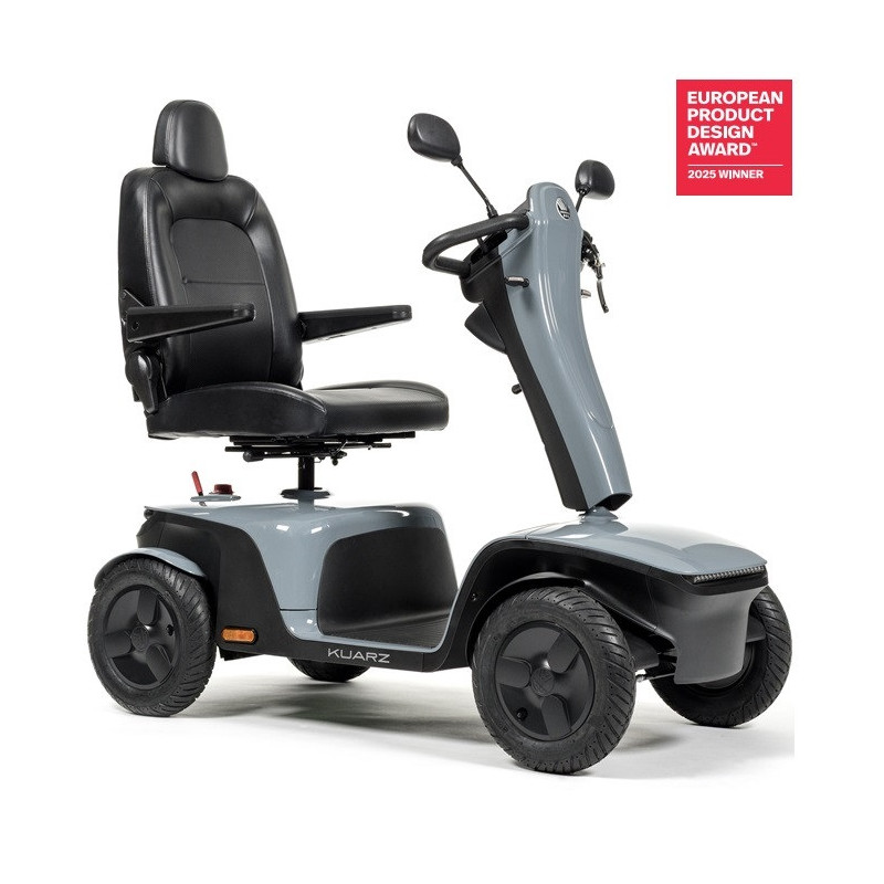 Kuarz XD - Scooter électrique (Classe C) - Gris Froid - 13 Km/h - VERMEIREN