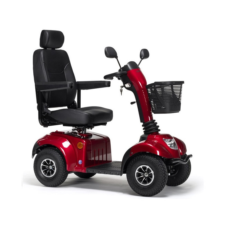 Ceres SE - Scooter électrique (Classe C) - Rouge - 15 Km/h - 50 Ah - VERMEIREN