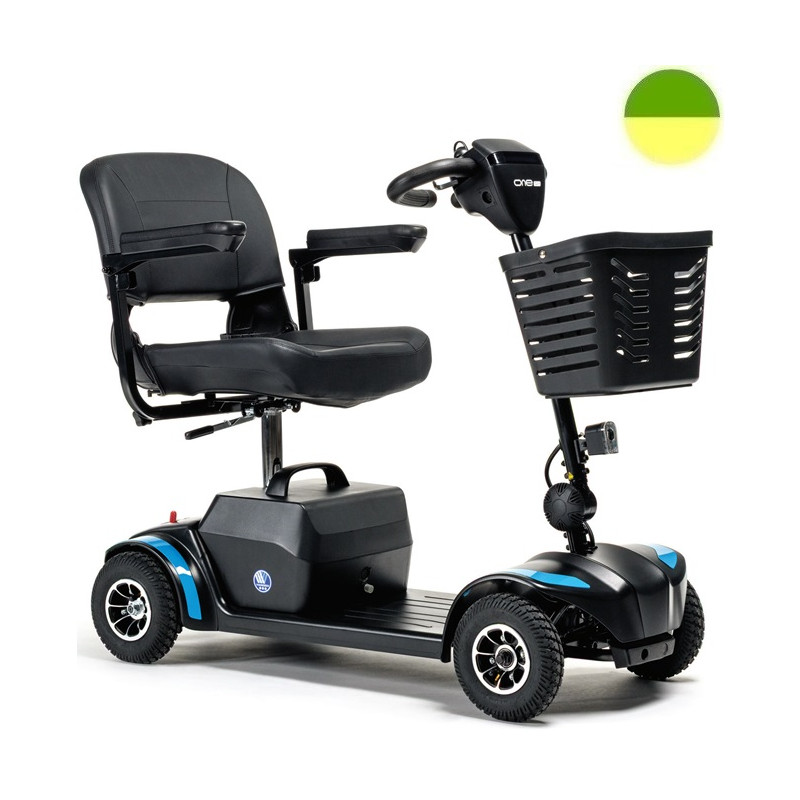 One Air+ LED - Scooter électrique (Classe A+) - Bleu / Vert / Orange / Rose pâle - 8 Km/h - VERMEIREN