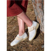 Chausson à Grande Ouverture Beige Effet Rosace Femme CHUT BR 3553 - BRUMAN
