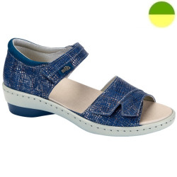 Sandale Effet Grainé Marine Femme CHUT AD 2022 K - ADOUR