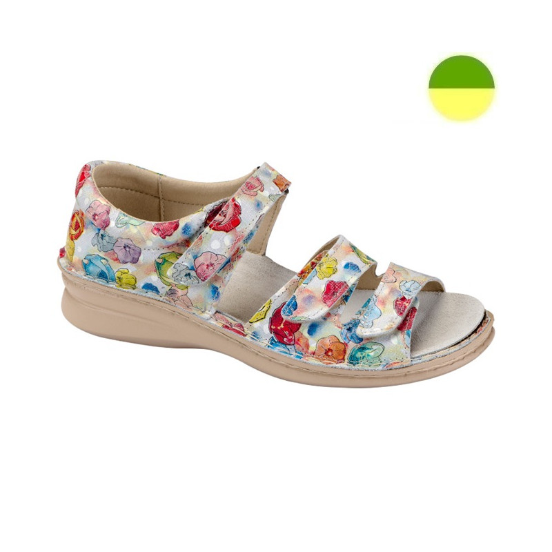 Sandale Blanc / Multicolore Femme CHUT ALPHA U - ADOUR