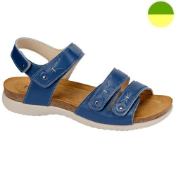 Sandale Cuir Marine Femme CHUT BR 3545 - BRUMAN