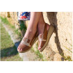 Sandale à Talon Plateforme Multicolore Marron Femme CHUT BR 3567 - BRUMAN