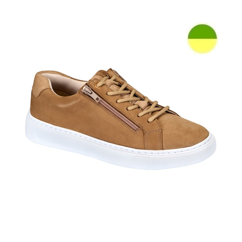 Sneaker à Lacet et Glissière Marron Clair Homme CHUT AD 2319 N - ADOUR