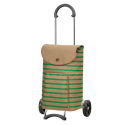 Scala Shopper Eske - Chariot de courses 2 roues - Vert - 47 L - Andersen Shopper Manufaktur