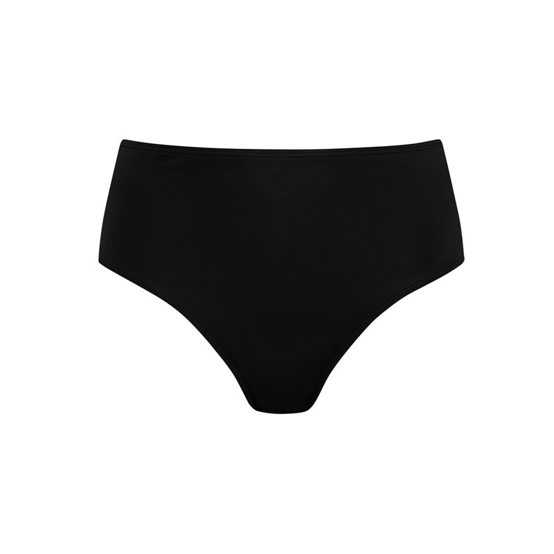 Turin - Bas de bikini - Taille Haute - Noir - Amoena