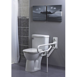 Barre d'appui WC PRO - Pied Fixe ou Réglable