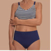 Casoria - Bas de bikini - Taille Haute - Bleu Marine - Amoena