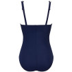 Casoria - Maillot de bain une pièce - Encolure Haute - Marine / Ivoire - Amoena