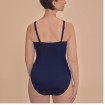 Casoria - Maillot de bain une pièce - Encolure Haute - Marine / Ivoire - Amoena