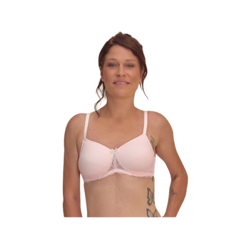 Kennie - Soutien-gorge paddé sans armatures - Lilas / Ivoire - Amoena