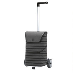 Unus Shopper Jelke - Chariot de courses 2 roues - Anthracite - 46 L - Andersen Shopper Manufaktur