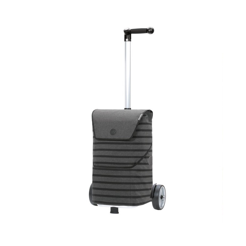Unus Shopper Jelke - Chariot de courses 2 roues - Anthracite - 46 L - Andersen Shopper Manufaktur