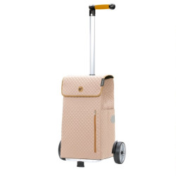 Unus Shopper Lissa - Chariot de courses 2 roues - Sable - 43 L - Andersen Shopper Manufaktur
