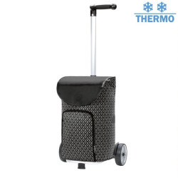 Unus Shopper Famke - Chariot de courses 2 roues - Noir - 47 L - Andersen Shopper Manufaktur