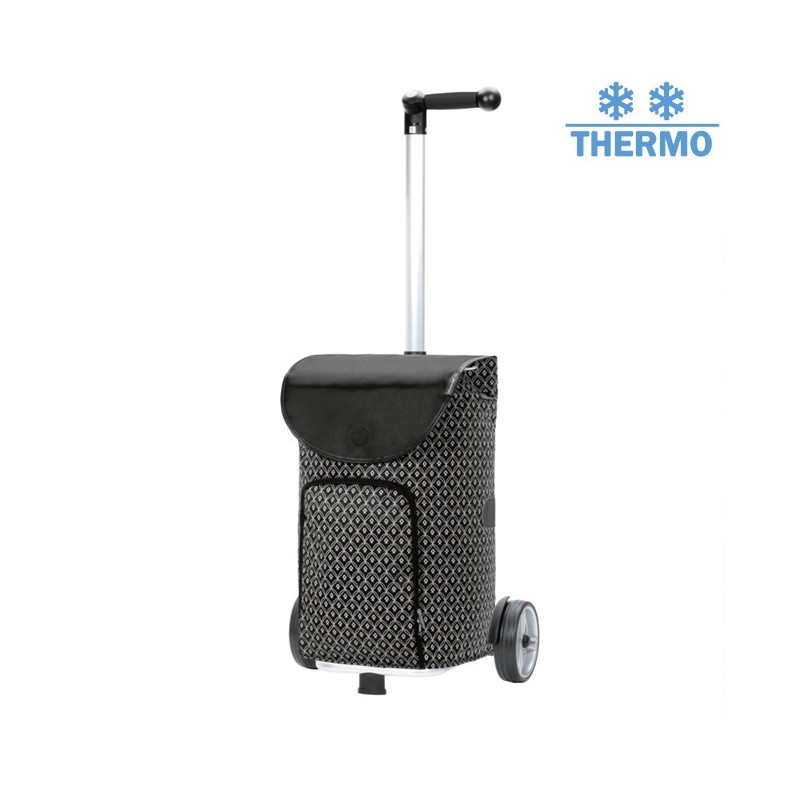 Unus Shopper Famke - Chariot de courses 2 roues - Noir - 47 L - Andersen Shopper Manufaktur