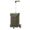 Unus Shopper Hilma - Chariot de courses 2 roues - Olive - 45 L - Andersen Shopper Manufaktur